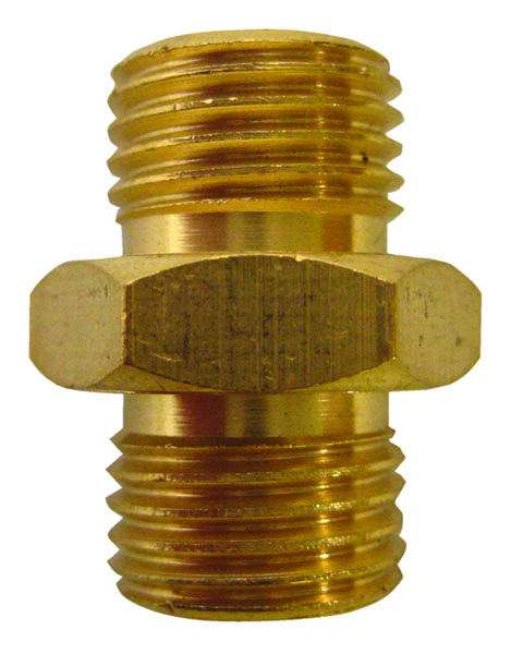 Double Nipple (Brass)