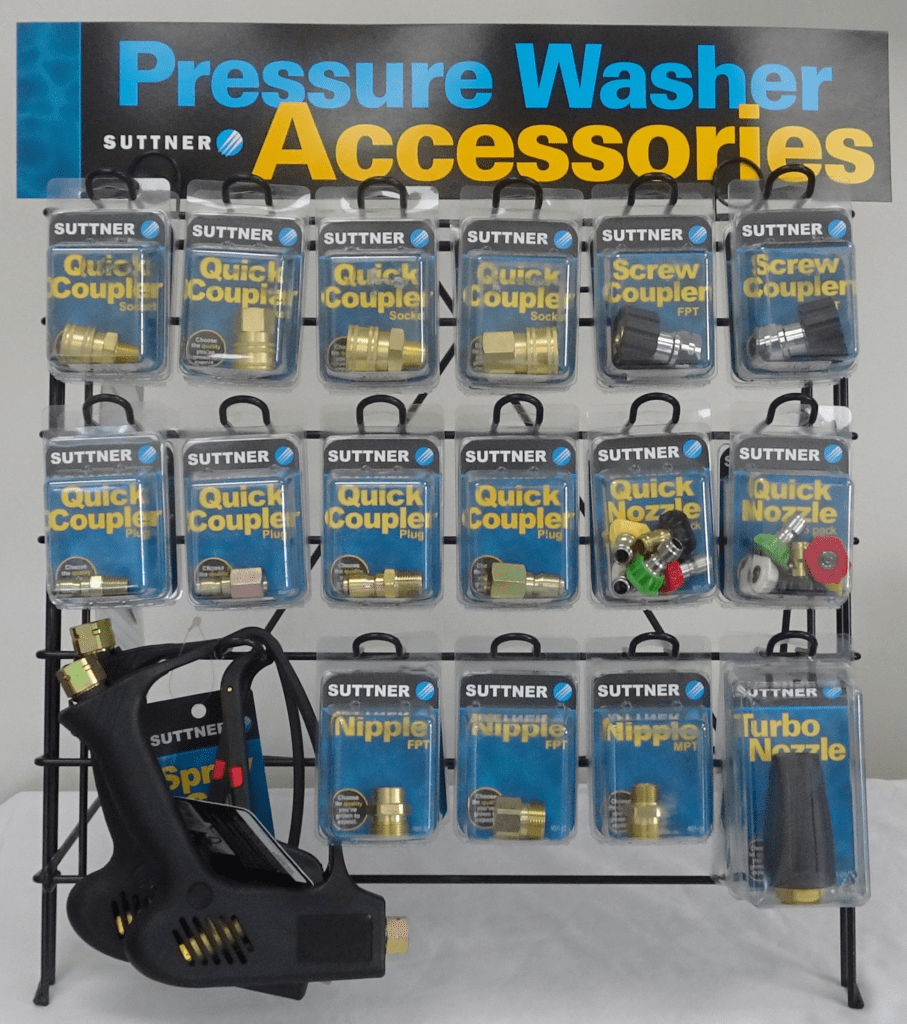 Counter Top Pressure Washer Parts Display